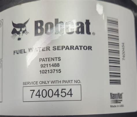 bobcat skid steer filters|bobcat fuel filter cross reference.